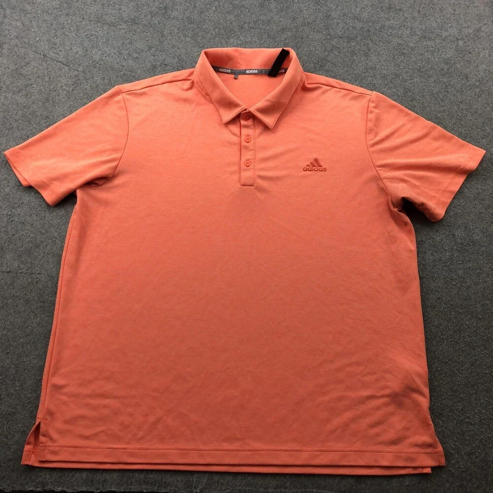 Adidas Polo Shirt Mens XL Golf Athletic Performance Short Sleeve Lightweight - Picture 1 of 9